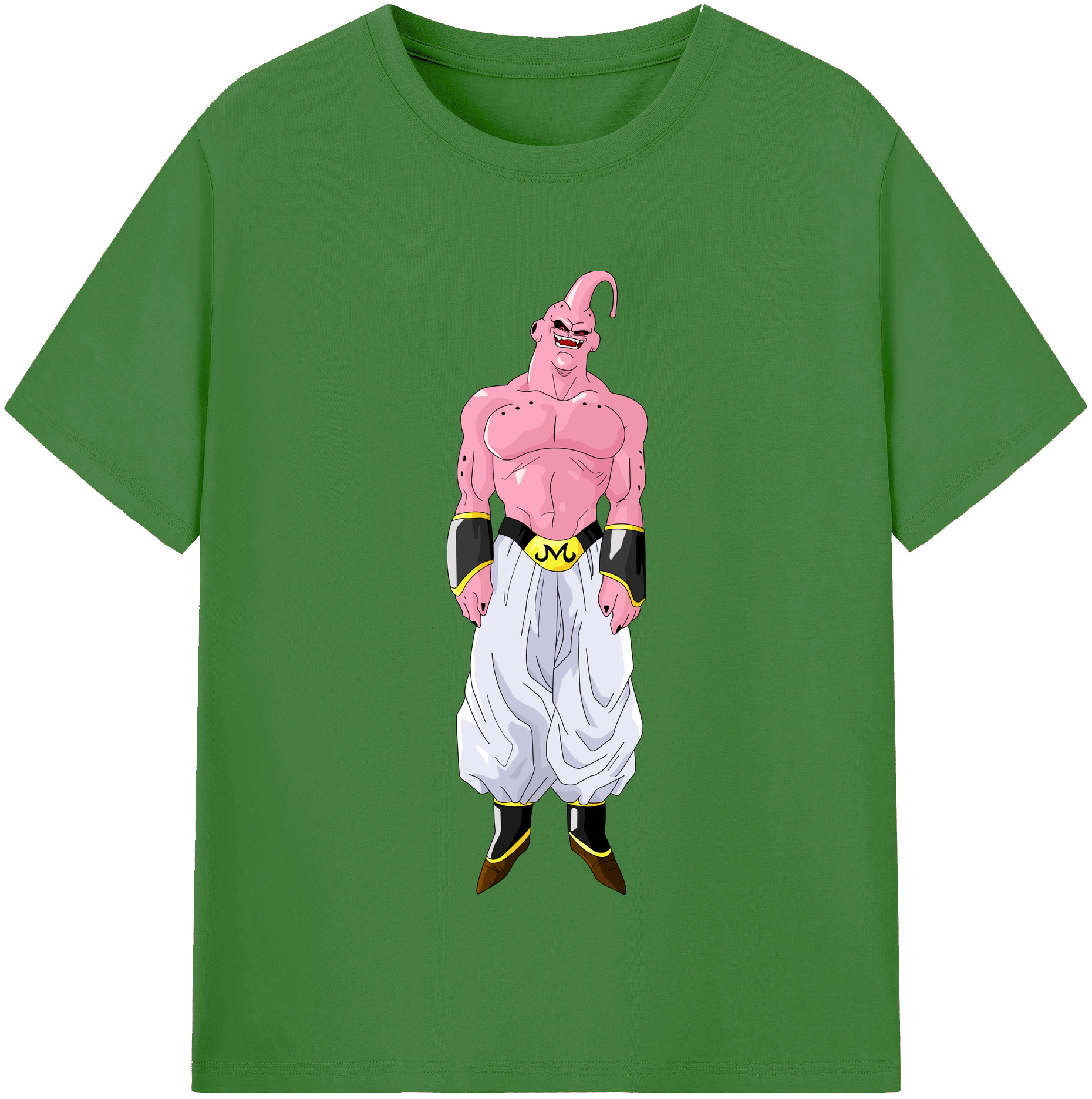 （画像用） ドラゴンボール 魔人ブウ DRAGON BALL Majin Buu レディースカジュアルプリントTシャツ（綿100％）